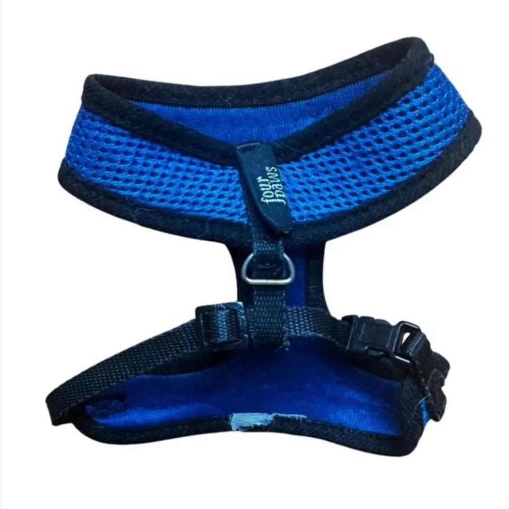 Four Paws Blue Dog Harness XS Puppy Mesh pullover comfortable comfy walking